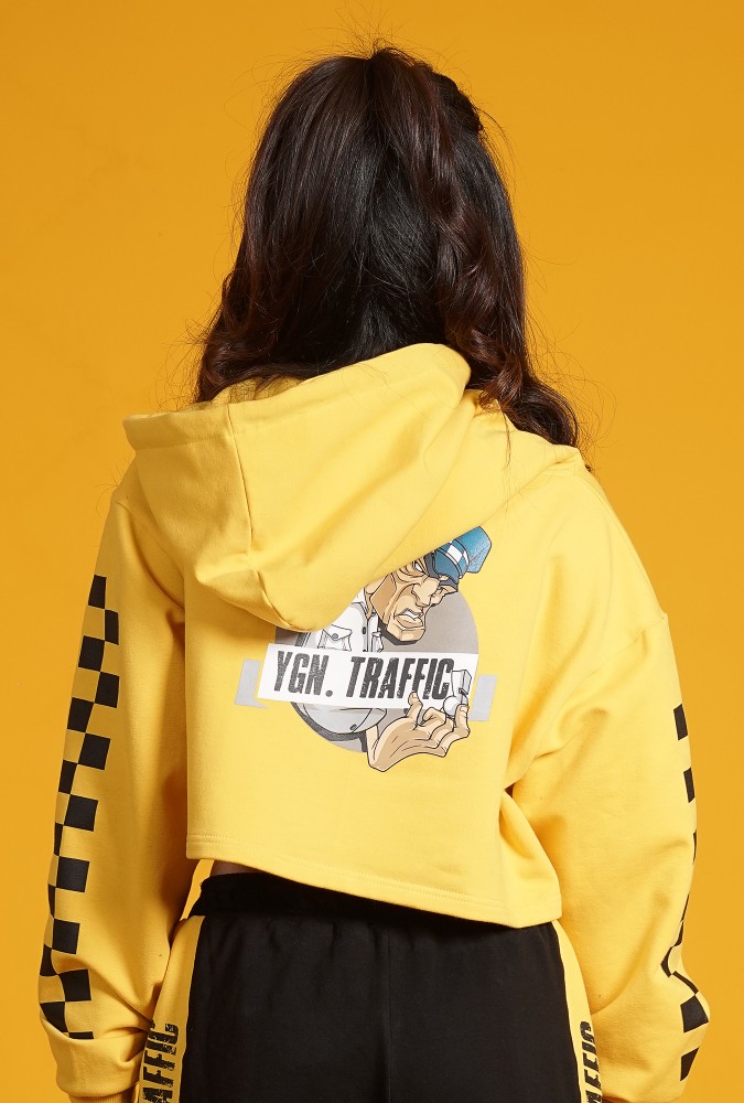 YGN TRAFFIC POLICE HOODIE GIRL (Yellow)